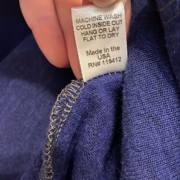 Monrow Classic Blue Hoodie - Picture 4 of 6